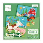 Puzzle Magnetpuzzle Bauernhof, 2 x 20 Teile