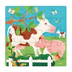 Puzzle Magnetpuzzle Bauernhof, 2 x 20 Teile