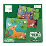 Puzzle Magnetpuzzle Waldtiere, 2 x 20 Teile