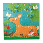 Puzzle Magnetpuzzle Waldtiere, 2 x 20 Teile