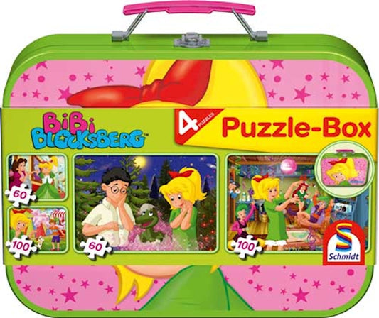 Puzzle Bibi Blocksberg, Puzzle Box, 2 x 60, 2 x 100 Teile