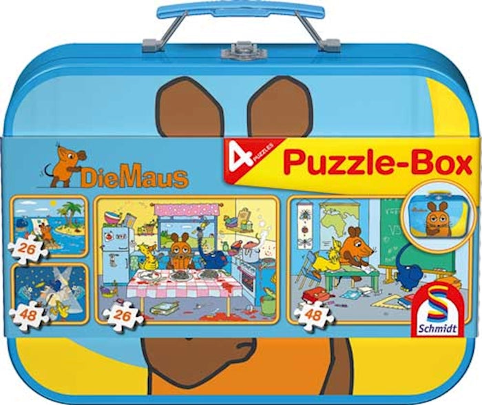 Puzzle Die Maus, Puzzle Box, 2 x 26 Teile, 2 x 48 Teile