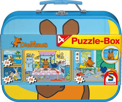 Puzzle Die Maus, Puzzle Box, 2 x 26 Teile, 2 x 48 Teile