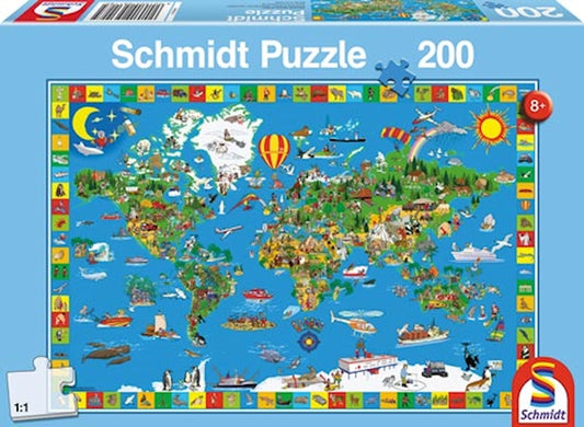 Puzzle Deine bunte Erde, 200 Teile