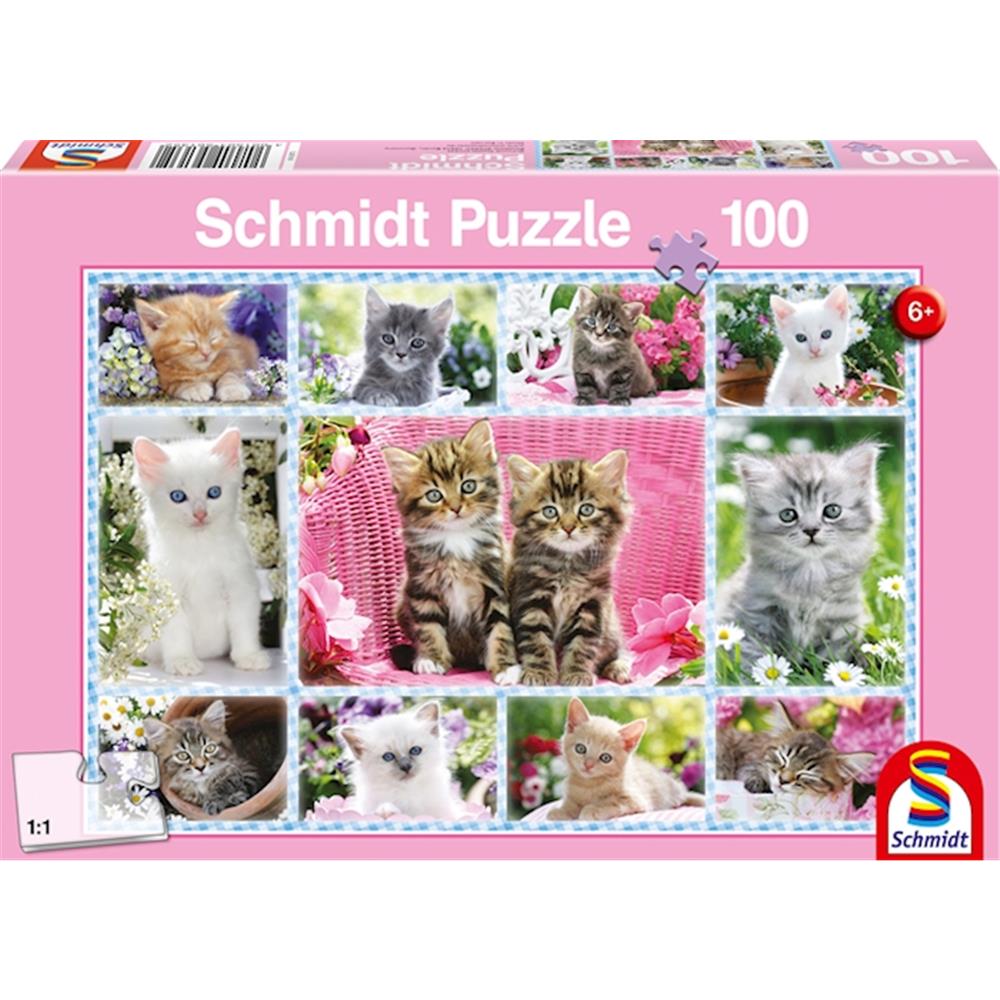 Puzzle Katzenbabies, 100 Teile