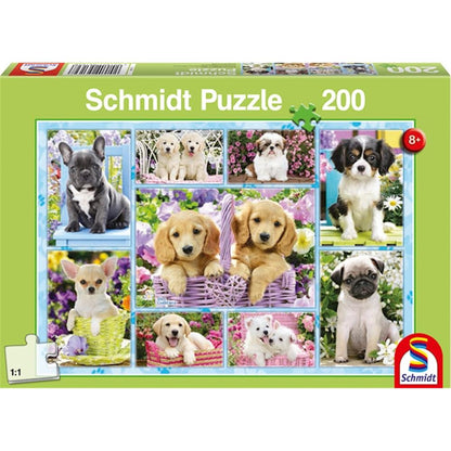 Puzzle Welpen, 200 Teile