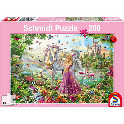 Puzzle Schöne Fee im Zauberwald, 200 Teile