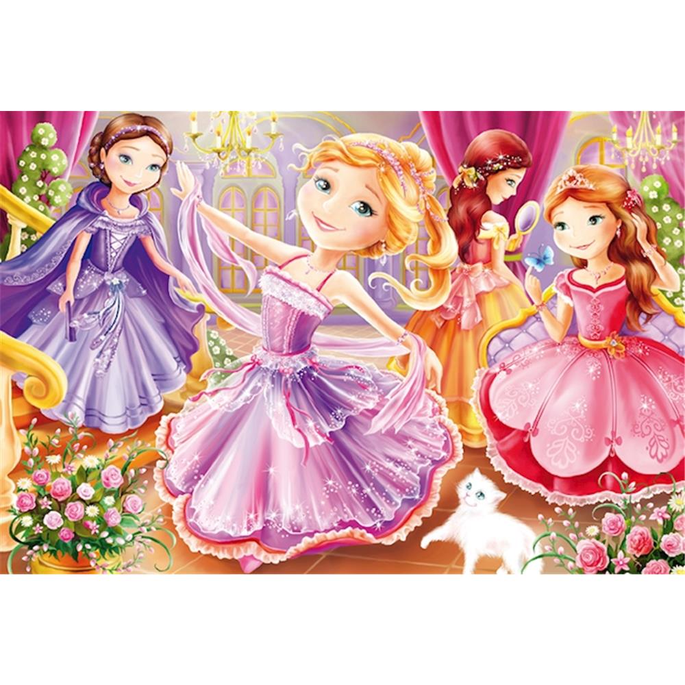 Puzzle Märchenhafte Prinzessin, 3 x 24 Teile