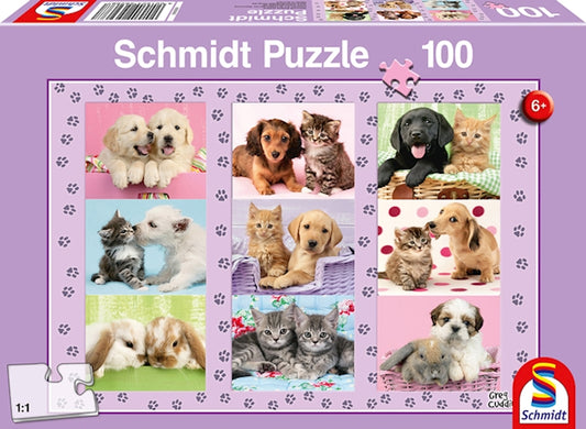 Puzzle Meine Tierfreunde, 100 Teile