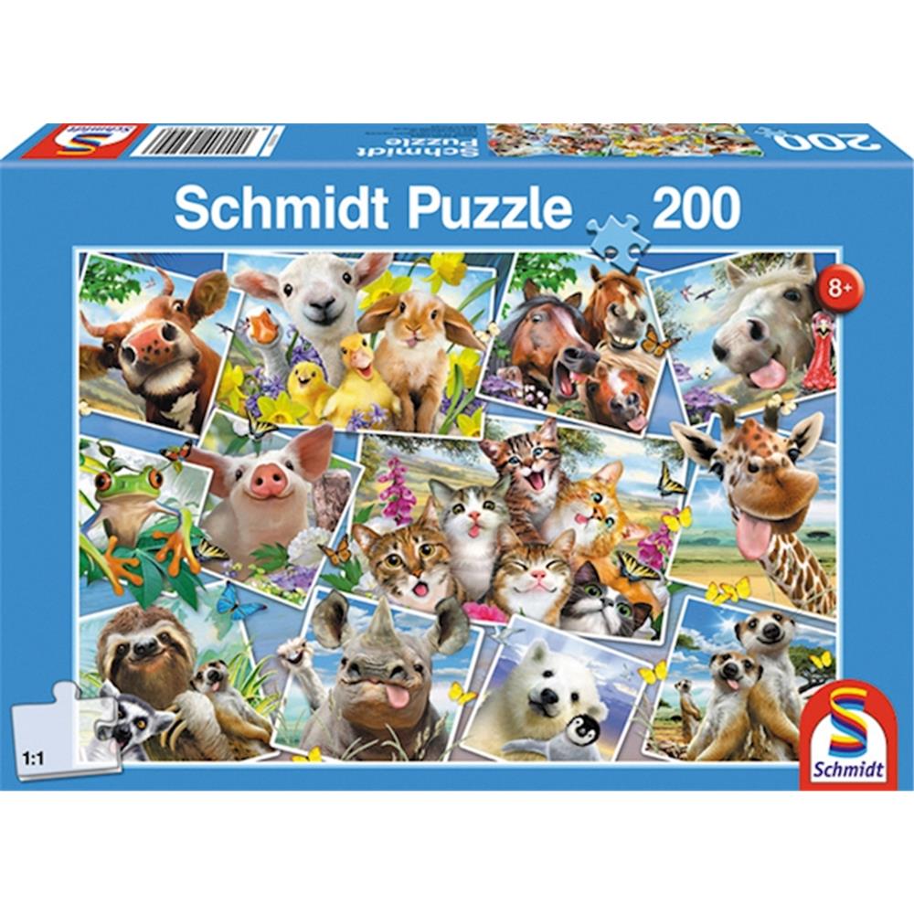 Puzzle Tierische Selfies, 200 Teile