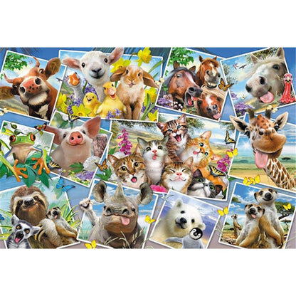 Puzzle Tierische Selfies, 200 Teile