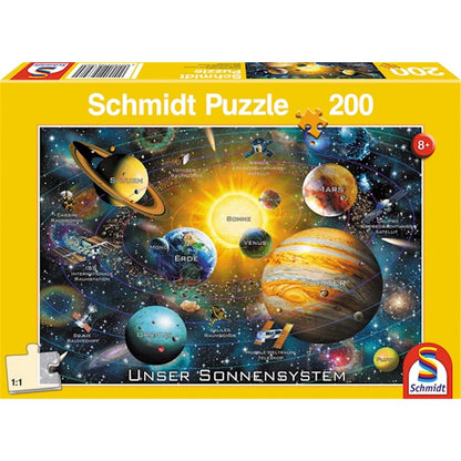 Puzzle Solarsystem, 200 Teile