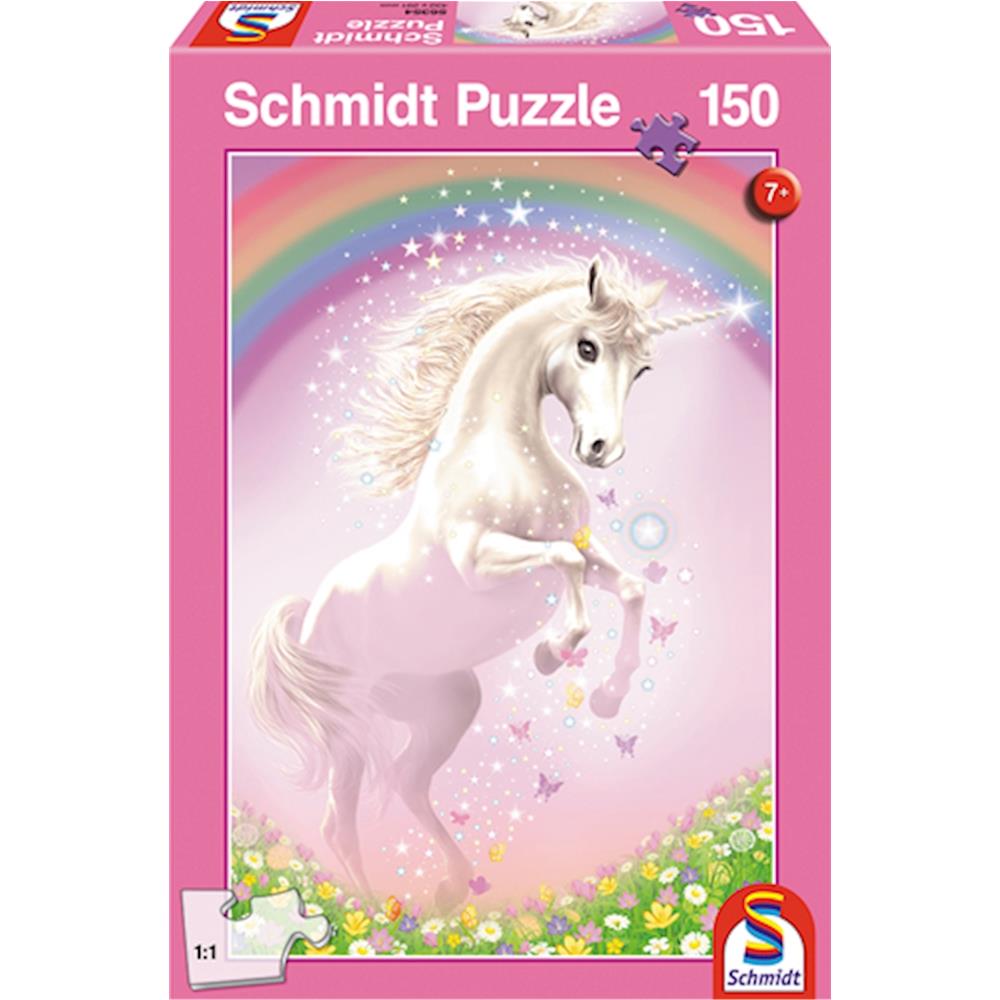 Puzzle Rosa Einhorn, 150 Teile