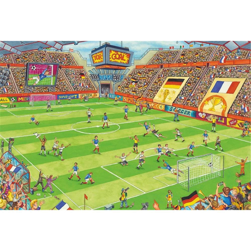 Puzzle Finale im Fußballstadion, 150 Teile