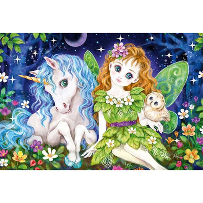 Puzzle Prinzessin, Fee & Meerjungfrau, 3 x 48 Teile