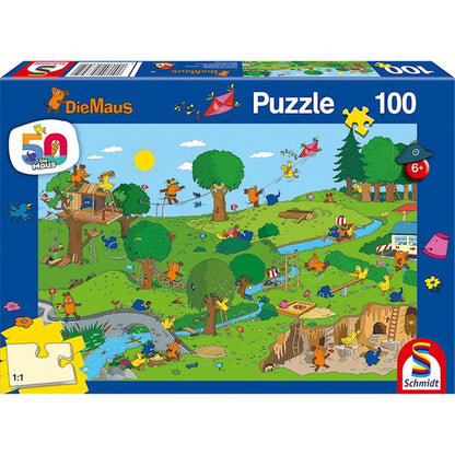 Puzzle Die Maus, Im Spielpark, 100 Teile