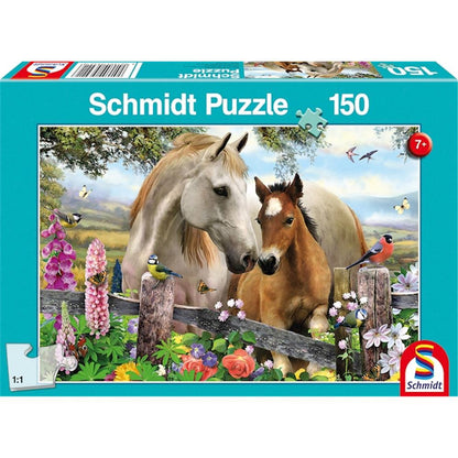 Puzzle Stute und Fohlen, 150 Teile