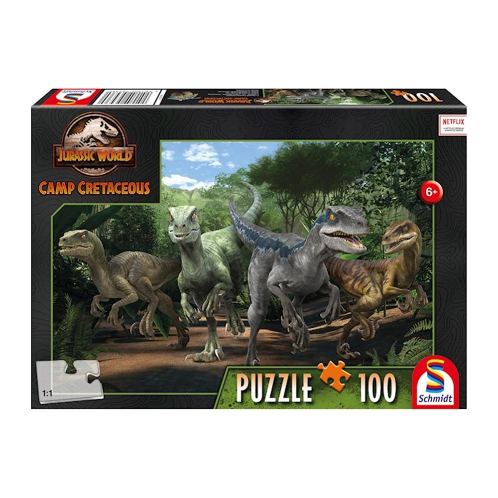 Puzzle Jurassic World, Das Velociraptor Rudel, 100 Teile