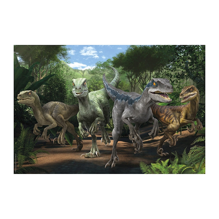 Puzzle Jurassic World, Das Velociraptor Rudel, 100 Teile