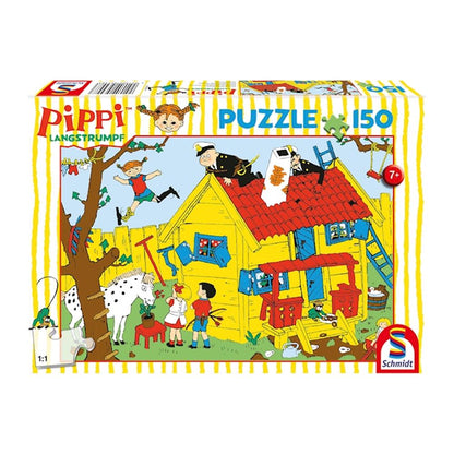 Puzzle Pippi und die Villa Kunterbunt, 150 Teile