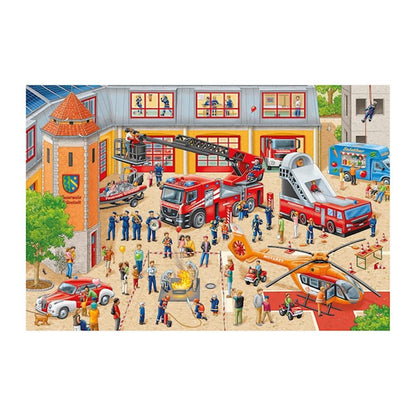 Puzzle Feuerwehrstation, 60 Teile