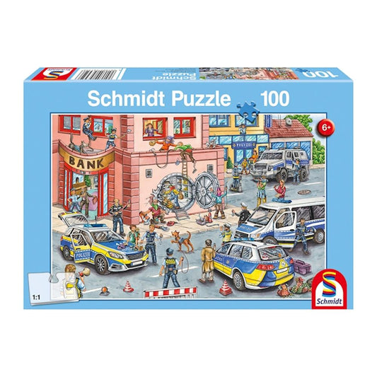 Puzzle Polizeieinsatz, 100 Teile