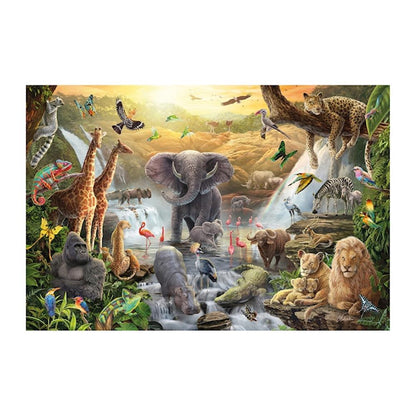 Puzzle Tiere in Afrika, 60 Teile