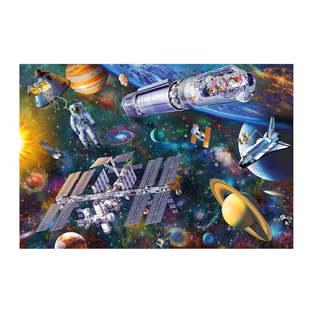 Puzzle Weltraumspass, 100 Teile