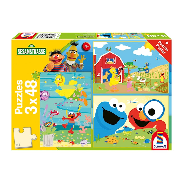 Puzzle Tierisch stark 3x48 Teile