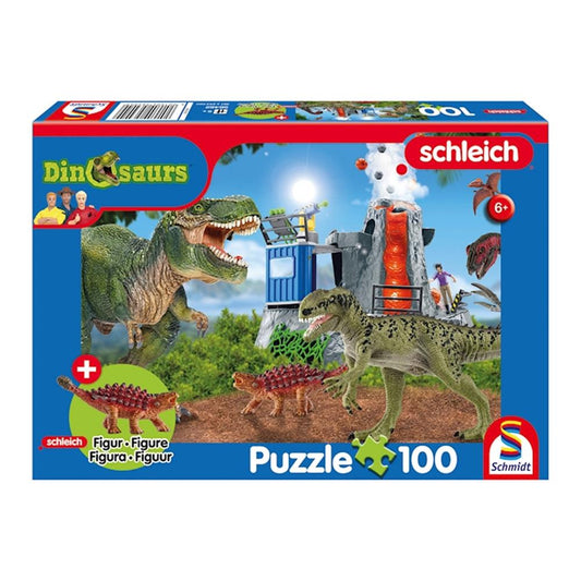 Puzzle Dinosaurs Dinosaurier der Urzeit, 100 Teile (inkl. Figur)