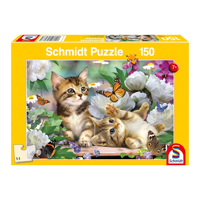 Puzzle Verspielte Katzenbabys, 150 Teile