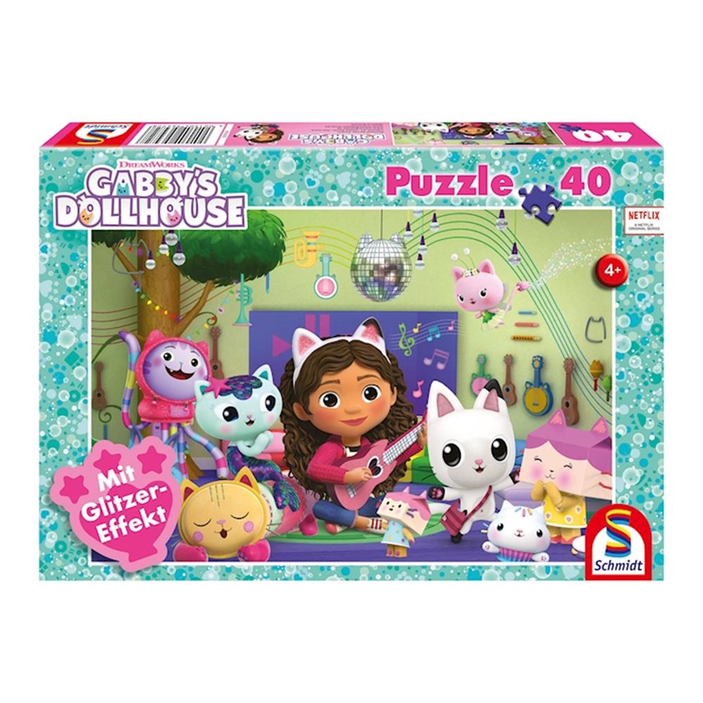 Puzzle Miau-ziger Partyspass, 40 Teile