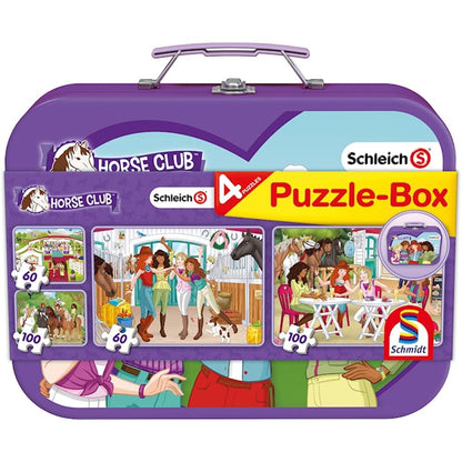 Puzzle Horse Club, Puzzle-Box, 2 x 60, 2 x 100 Teile