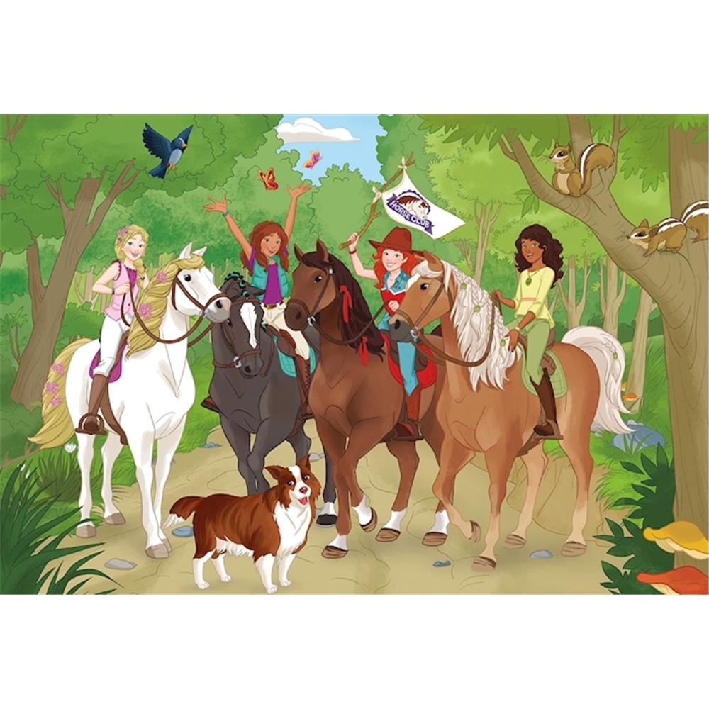 Puzzle Horse Club, Puzzle-Box, 2 x 60, 2 x 100 Teile