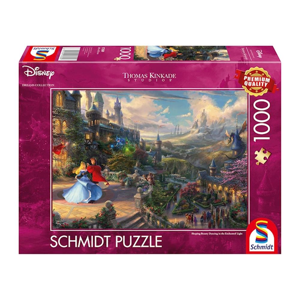 Puzzle Disney Sleeping Beauty Dancing in The Enchanted Light, 1000 Teile