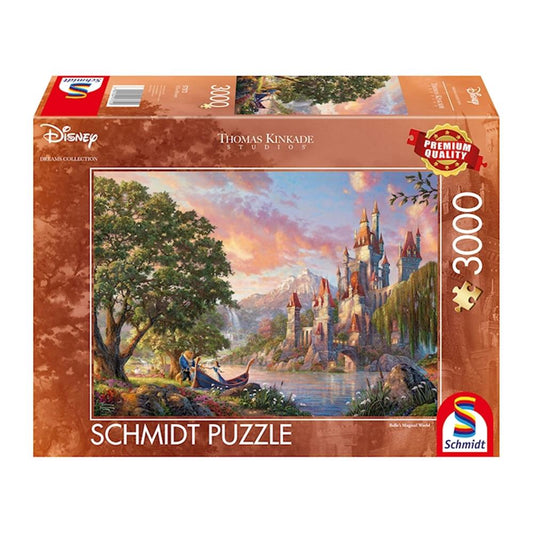 Puzzle Disney Belle's Magical World, 3000 Teile