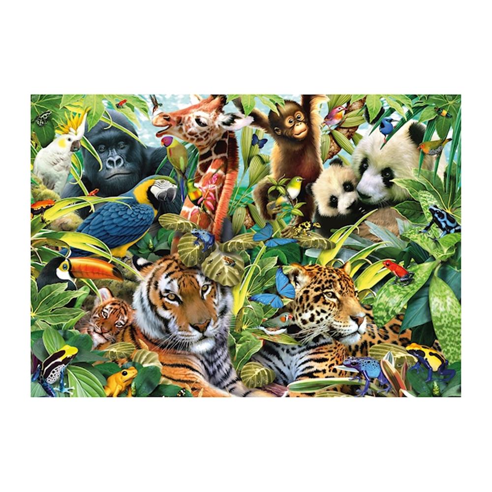 Puzzle Kunterbunte Tierwelt, 1500 Teile