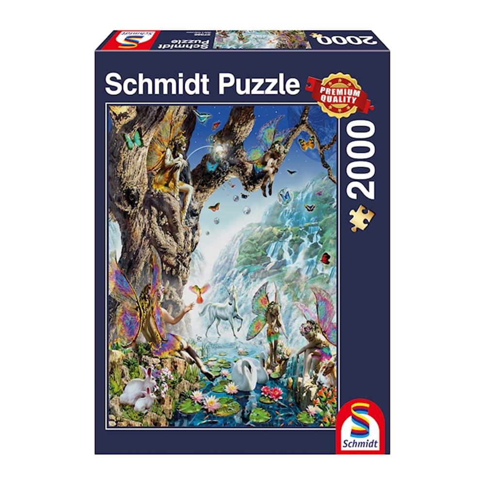 Puzzle Im Tal der Wasserfeen, 2000 Teile