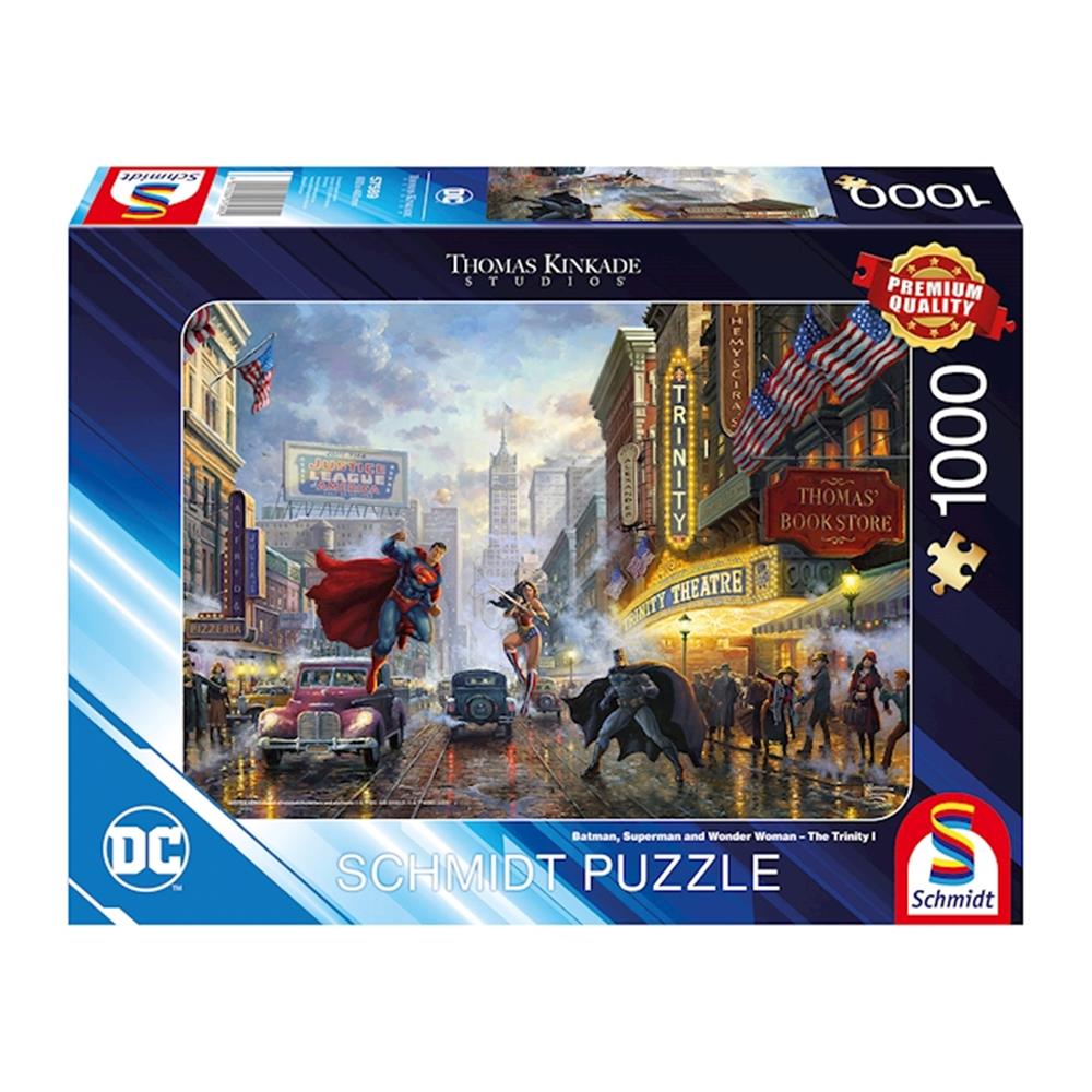 Puzzle Batman Superman and Wonder Woman, 1000 Teile