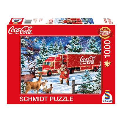 Puzzle Coca Cola Christmas-Truck, 1000 Teile