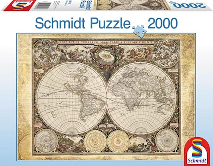 Puzzle Historische Weltkarte, 2000 Teile