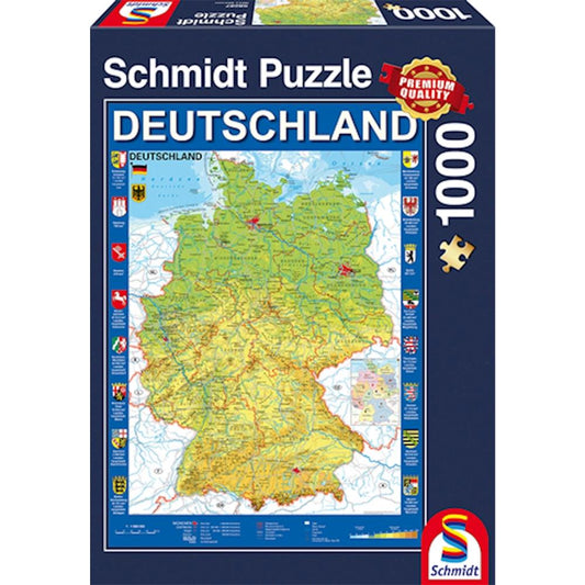 Puzzle Deutschlandkarte, 1000 Teile