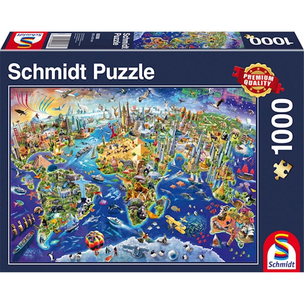 Puzzle Entdecke unsere Welt, 1000 Teile