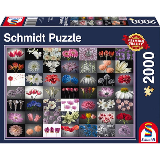 Puzzle Blumengruss, 2000 Teile