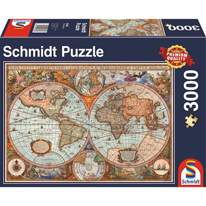 Puzzle Antike Weltkarte, 3000 Teile