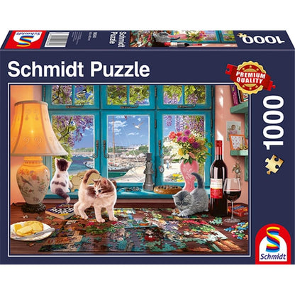 Puzzle Am Puzzletisch, 1000 Teile