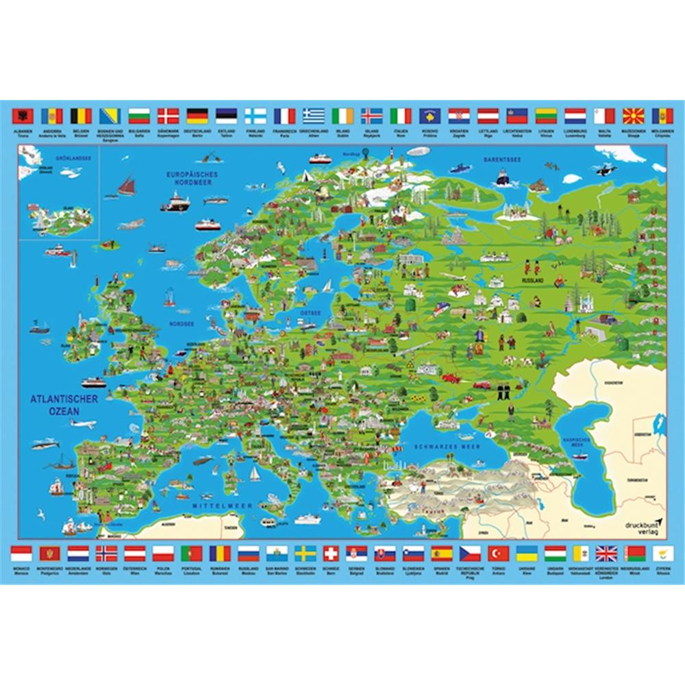 Puzzle Europa entdecken, 500 Teile