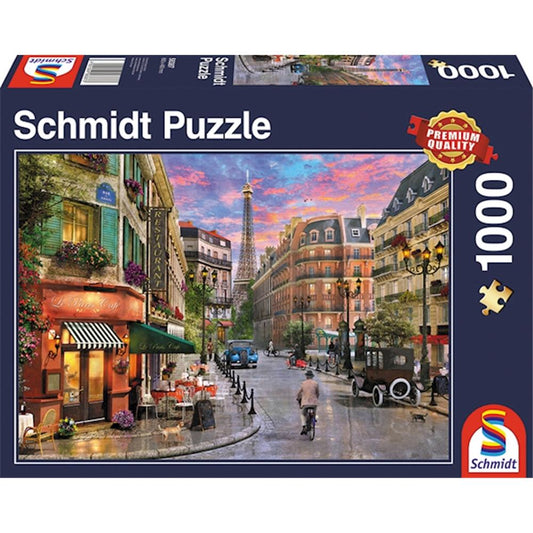 Puzzle Straße zum Eiffelturm, 1000 Teile