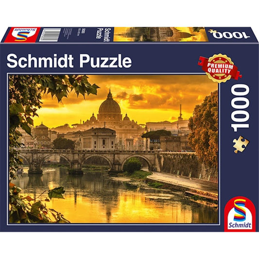 Puzzle Goldenes Licht über Rom, 1000 Teile