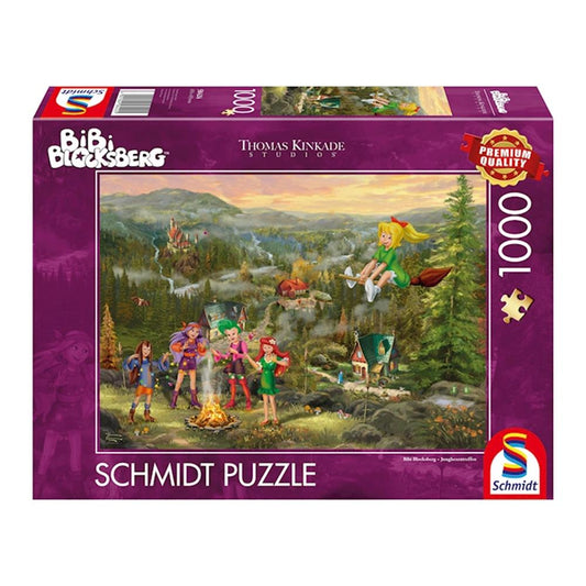 Puzzle Bibi Blocksberg Junghexentreffen, 1000 Teile